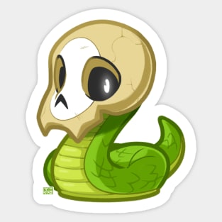 Skelly Snake Sticker